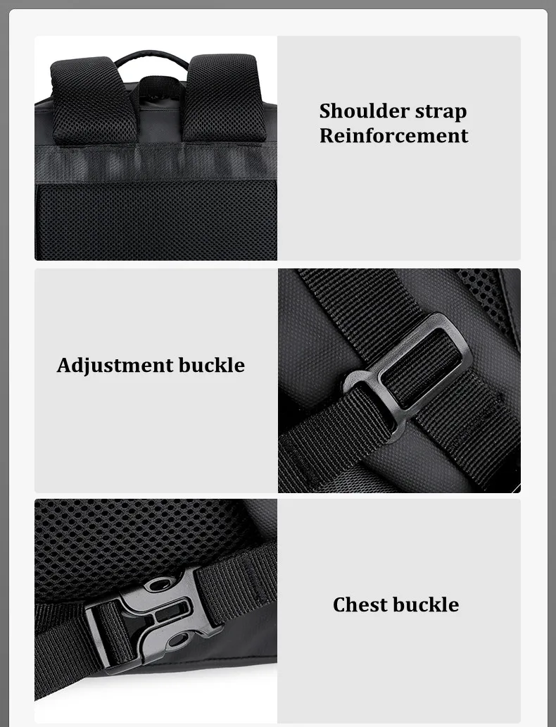 2021 New Designed Waterproof High Quality Business Travel Backpack with High Density Nylon