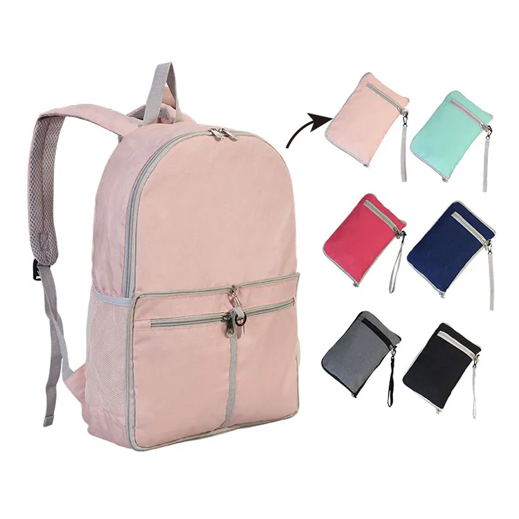 20L Large Capacity Lightweight Foldable Waterproof Backpack Factory, Custom Printed Traveling Hiking Foldable Backpack for Wholesale