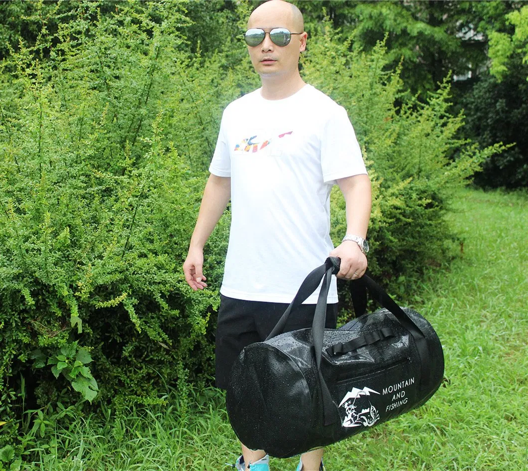 40L/60L Fashion Travel Bag PVC Waterproof Bag Outdoor Waterproof Bag Outdoor Travel Bucket Bag