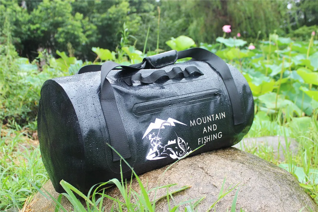 40L/60L Fashion Travel Bag PVC Waterproof Bag Outdoor Waterproof Bag Outdoor Travel Bucket Bag