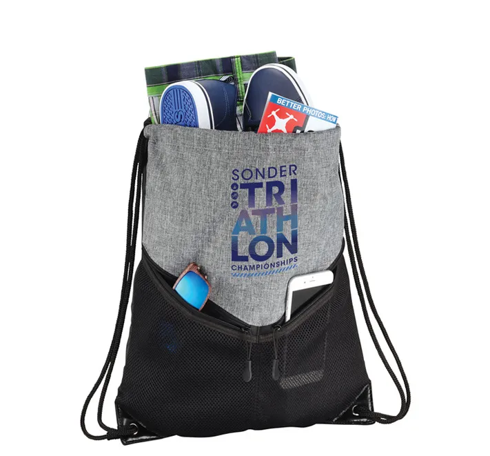 600d Nylon Polyester Back Packs Knapsack Rucksack Packsack Drawstring Bags