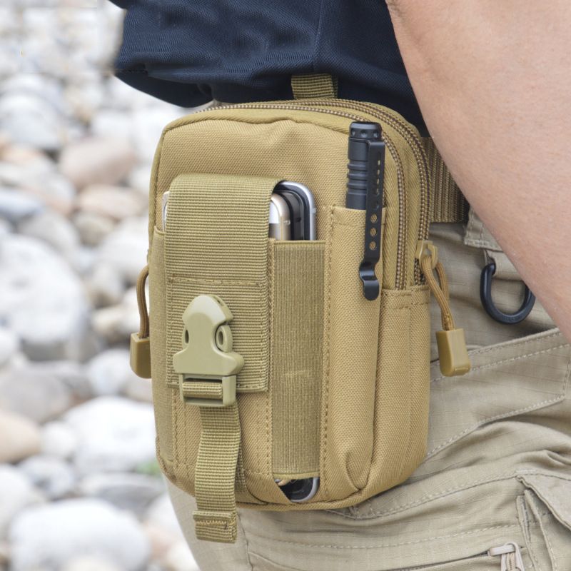 600d Outdoor Sports Fanny Pouch Men Molle Tactical Waist Bag