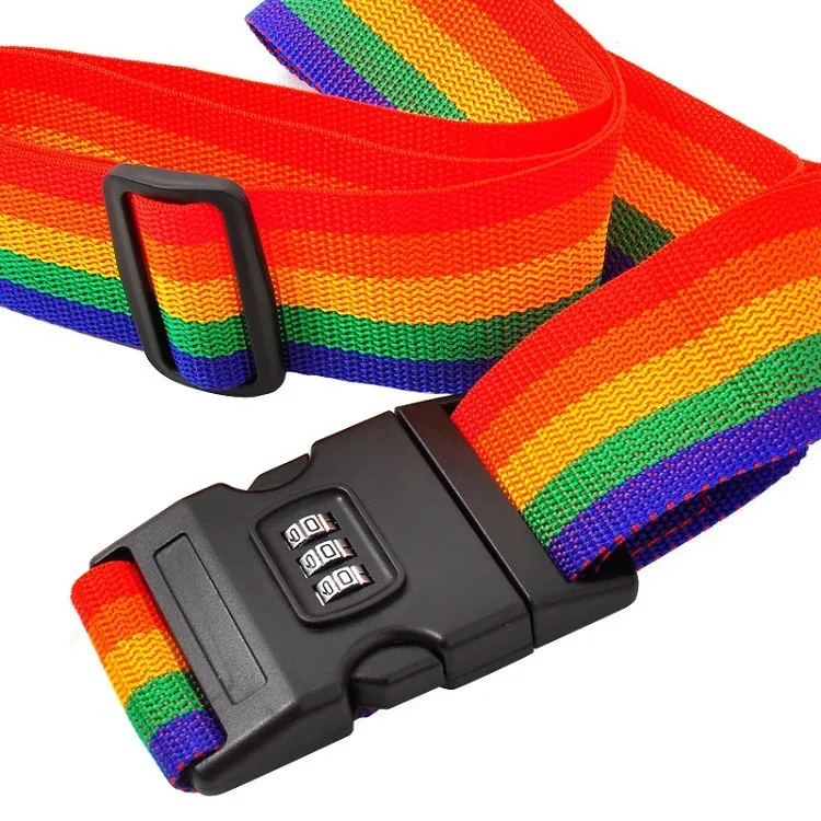 Adjustable Travel Luggage Strap Packing Belt Suitcase Baggage Security Straps Heavy Duty Adjustable Luggage Strap Suitcase Travel Belt Esg10057