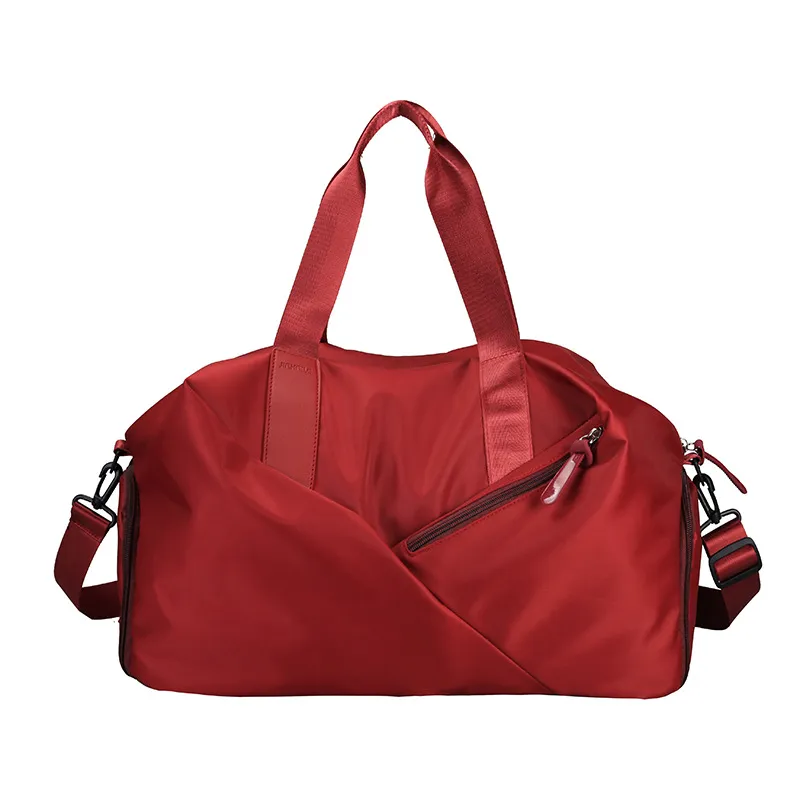 Ashion Large Women OEM Cabin Tote Bag Handbag Nylon Waterproof Shoulder Bag Women Weekend Gym Bag Female Travel Bag