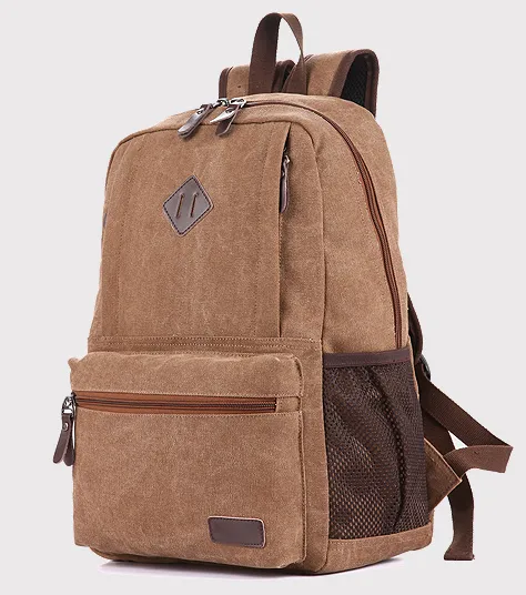 Canvas Fashion Custum School Bag Laptop Bag Backpack Bag Yf-Pb2904