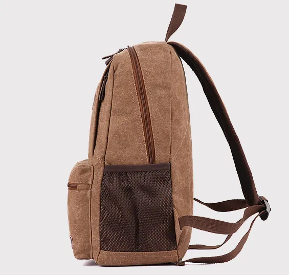 Canvas Fashion Custum School Bag Laptop Bag Backpack Bag Yf-Pb2904