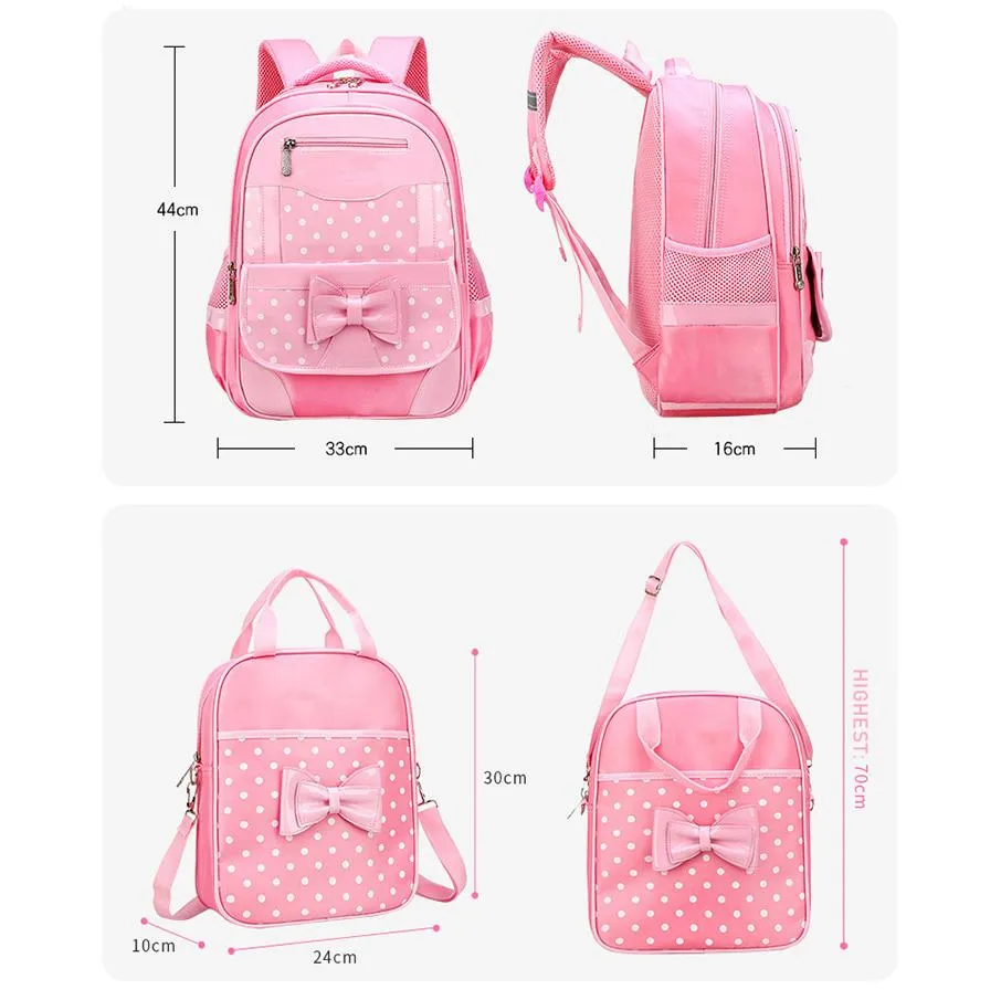Children School Bags Kids Travel Rolling Luggage Bag Trolley School Backpack Girls Backpack Child Book Bag 2/6 Wheels Schoolbag
