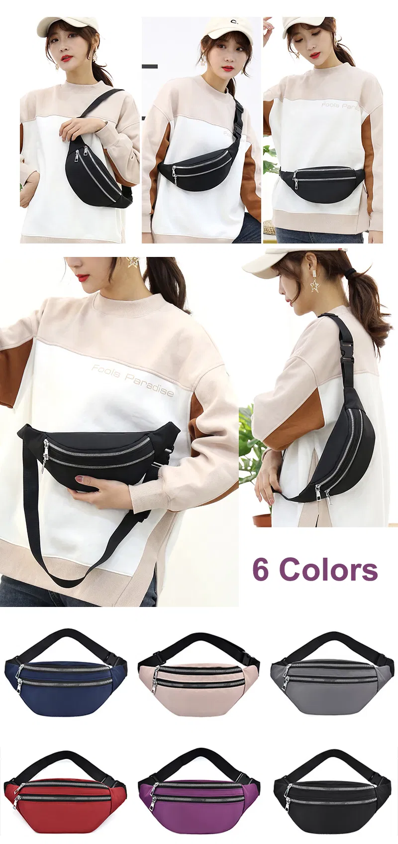 Customized Fashion Crocodile Women Belt Chest Wholesale Waist Packs Nurse Hiking Men Clear Factory Bag All Over Print Workout for Running Custom Fanny Pack