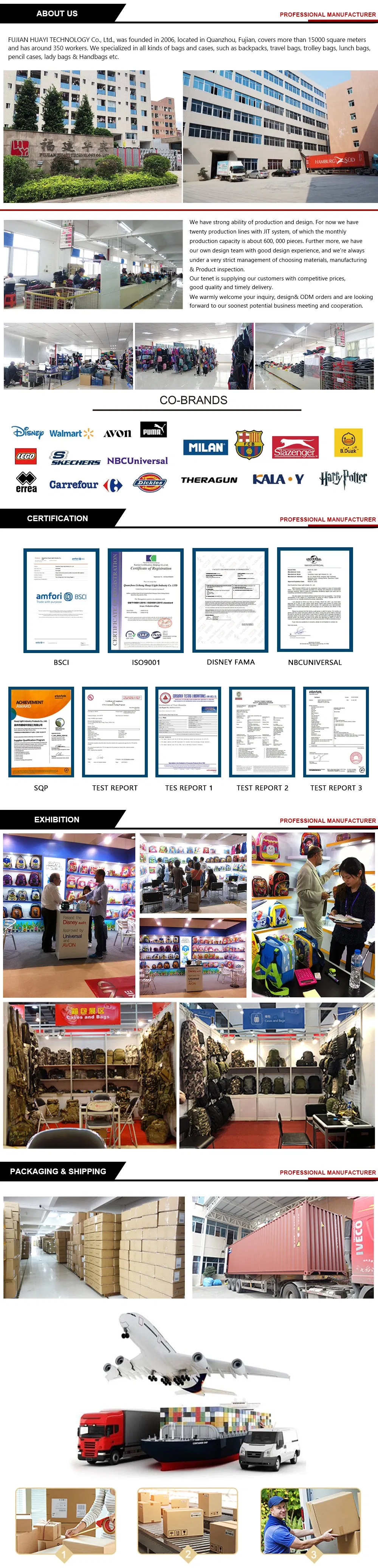 Customized Logo Bagpack Portable Work Backpack Bag for Laptop Mens Back Pack Black