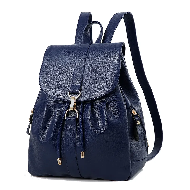 Designer PU Leather Ladies Bags Woman Handbag Backpack