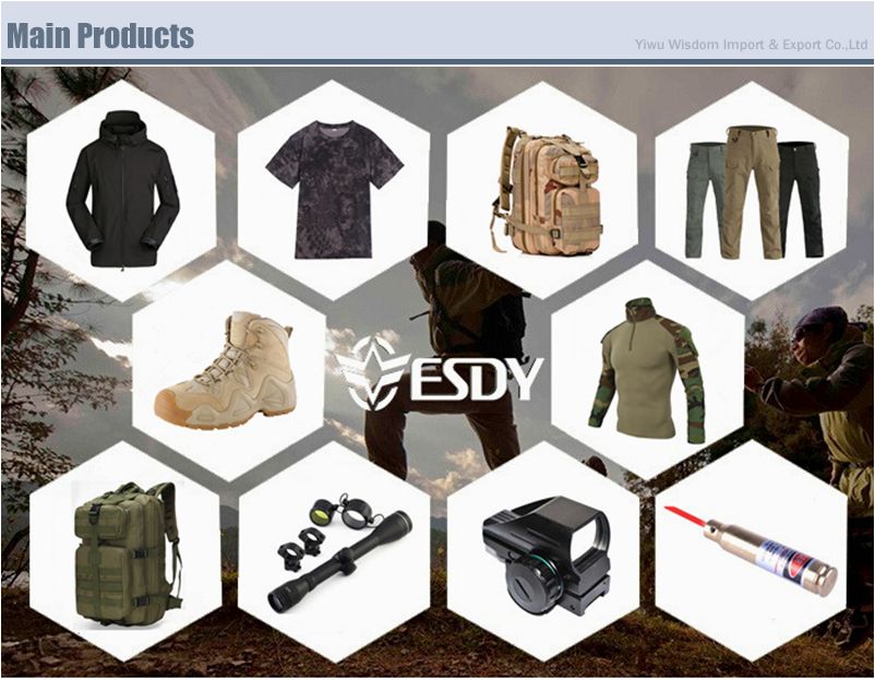 Esdy 3 Day Assault Pack Tactical Molle Bag Outdoor Sports Traveling Backpack