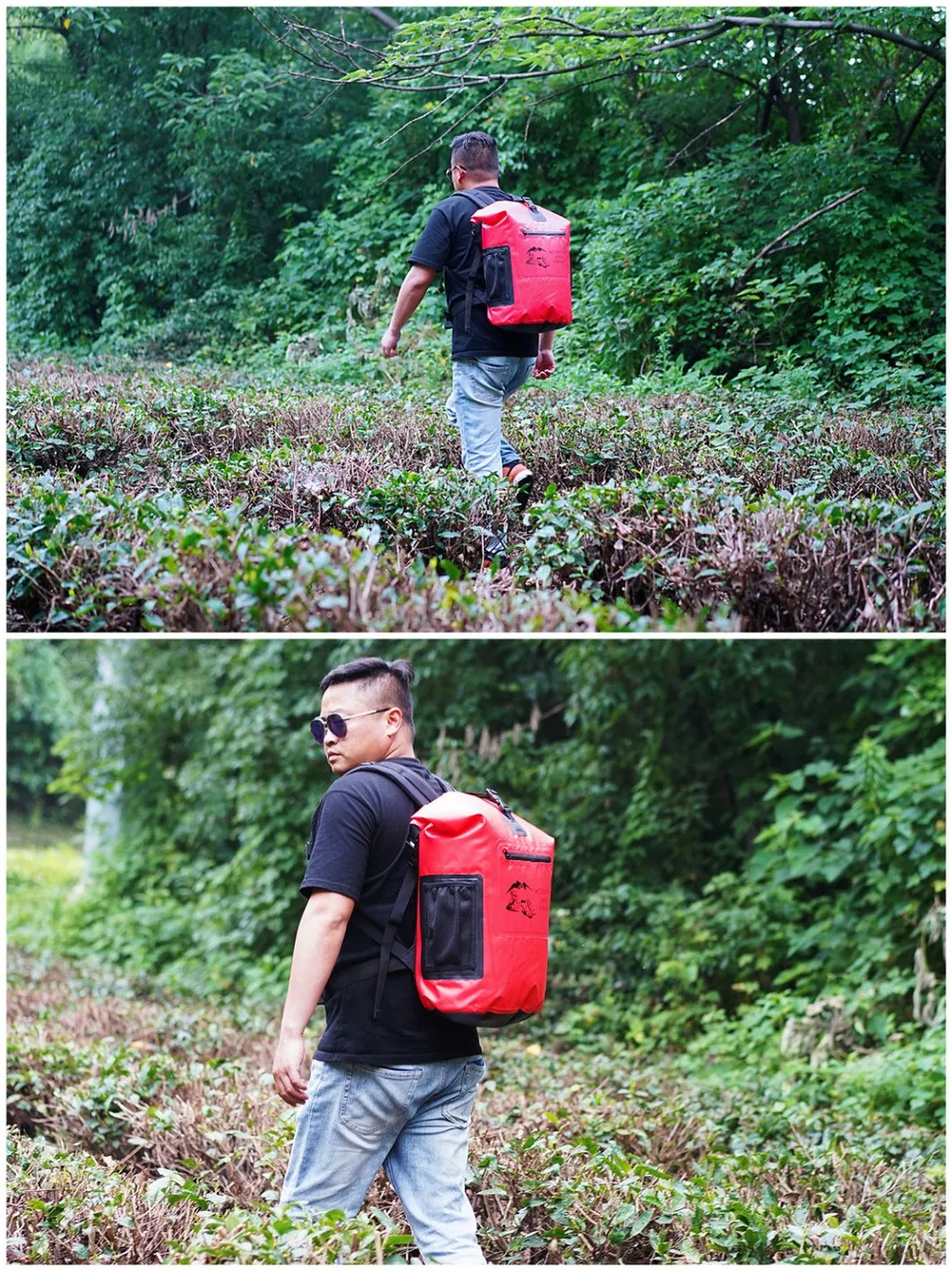 Fashion Design 30L Waterproof Bag Travel Bag Backpack with Shoulder Straps for Hiking and Outoodrs