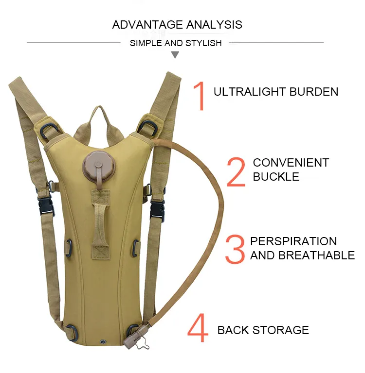 High Quality Portable Travel Water Bag Outdoor Camping