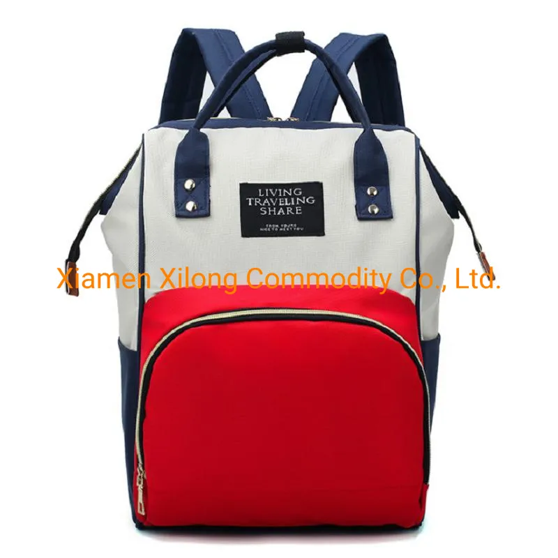 High Quality Waterproof Diaper Bag Baby Mummy Travel Nappy Backpack Bags with Stroller Organizer