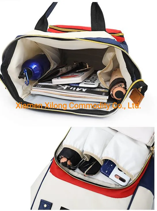 High Quality Waterproof Diaper Bag Baby Mummy Travel Nappy Backpack Bags with Stroller Organizer