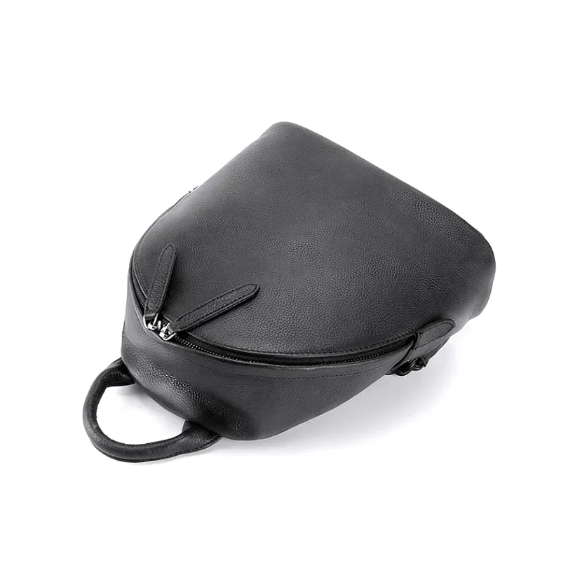 Large Capacity Pebbled Soft PU Ladies Laptop Backpack Bag