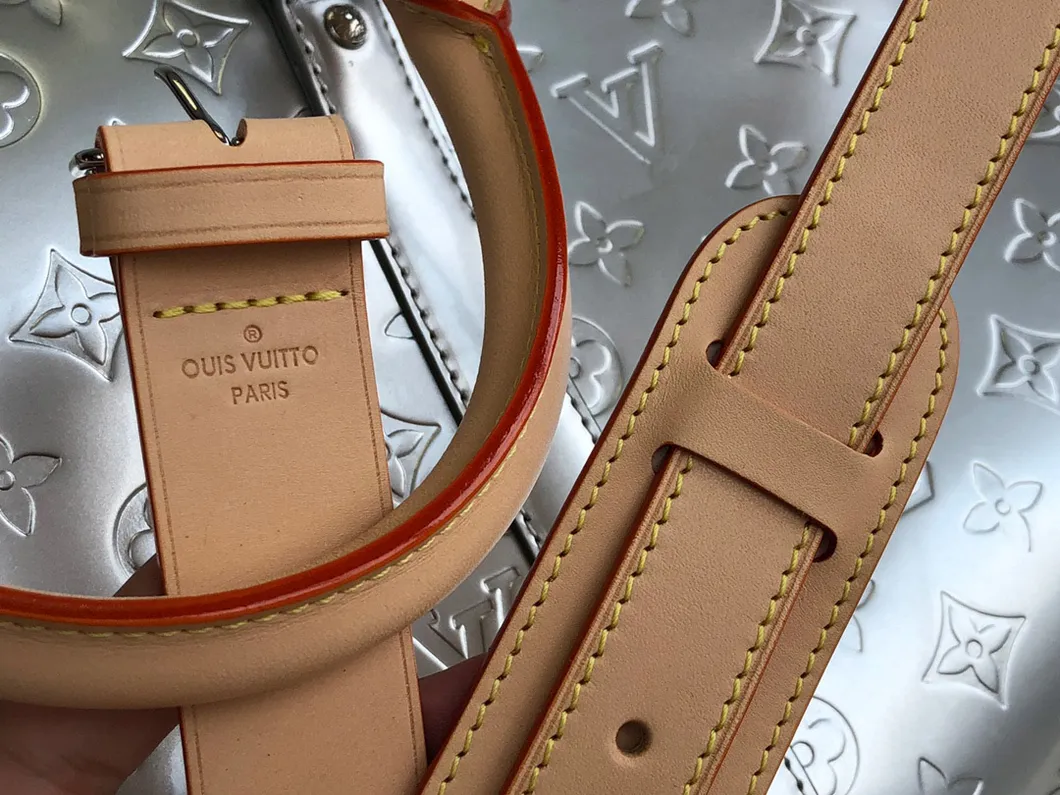 Large Leather 19 Inch Luggage Duffel Weekender Travel Overnight Carry One Duffel Bag for Men (silver)