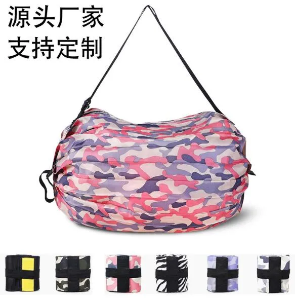 Larger Size Thickened Organ Folded Shopping Bag with 12 Colors and More