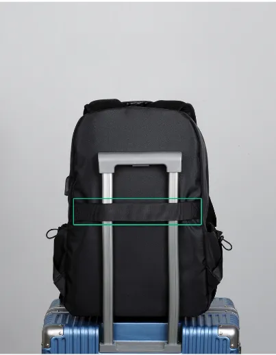 Men Travel Fashion Trend USB Charging Laptop Backpack