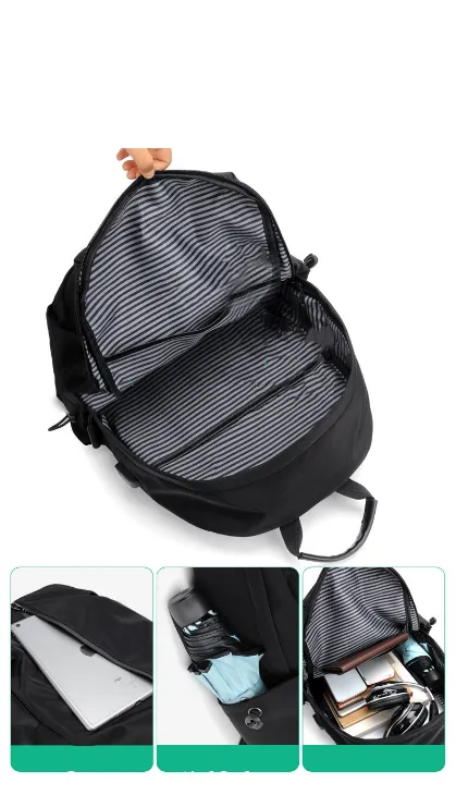 Men Travel Fashion Trend USB Charging Laptop Backpack
