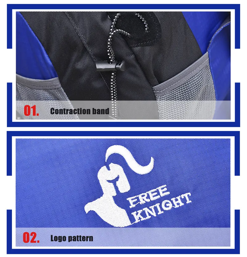 New 50L & 60L Outdoor Backpack Camping Climbing Bag Waterproof Mountaineering Hiking Backpacks Sport Bag Climbing Rucksack