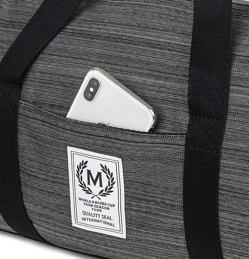 Premium Heavy Duty Cylinder Portable Men Travel Weekender Overnight Duffel Bag Gym Fitness Basketball Sport Duffle Bag Carry Handbag