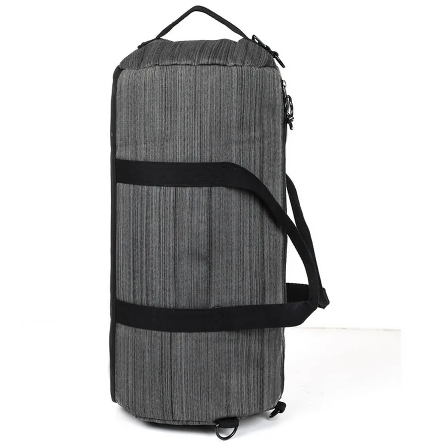 Premium Heavy Duty Cylinder Portable Men Travel Weekender Overnight Duffel Bag Gym Fitness Basketball Sport Duffle Bag Carry Handbag