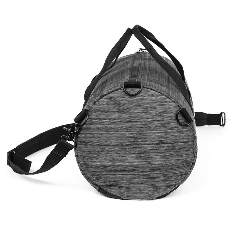 Premium Heavy Duty Cylinder Portable Men Travel Weekender Overnight Duffel Bag Gym Fitness Basketball Sport Duffle Bag Carry Handbag