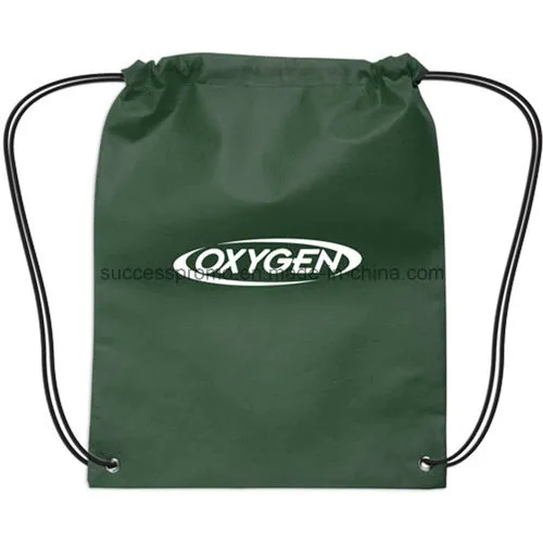 Recycled Polyester Promotion Outdoor Sport Drawstring Backpack Bag for Traveling