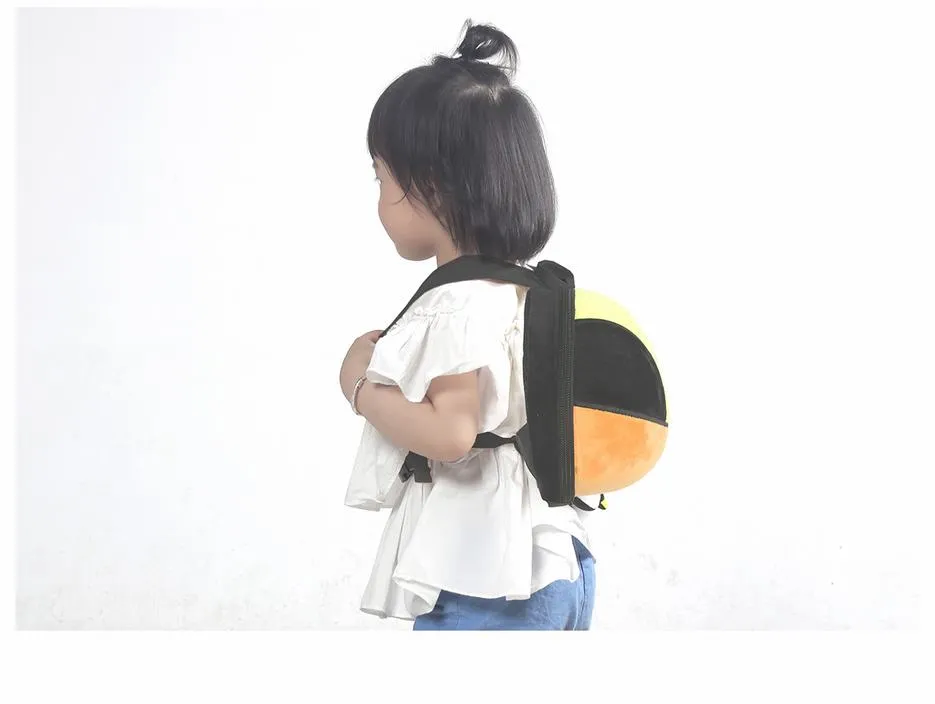 Supercute Customized Logo Hardshell Plush Toys Toucan Kids Anti-Lost Backpack