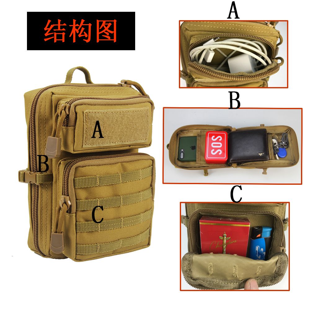 Tactical Molle Small Pouch First Aid Kit Gear Waist Bag