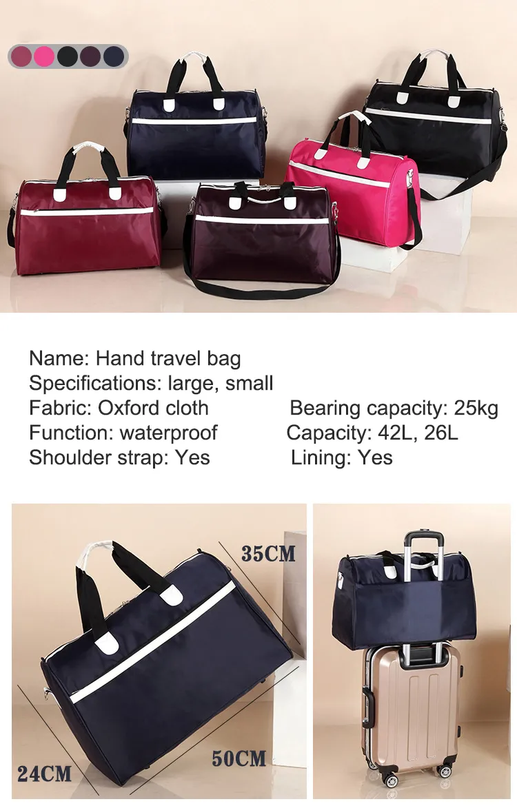 Unisex Overnight Bag Light Duffle Bag for Travel
