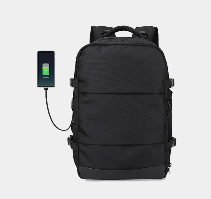 Water Resistance Travel Backpack Bag, Computer Bag with USB Charging Port (MS1173)