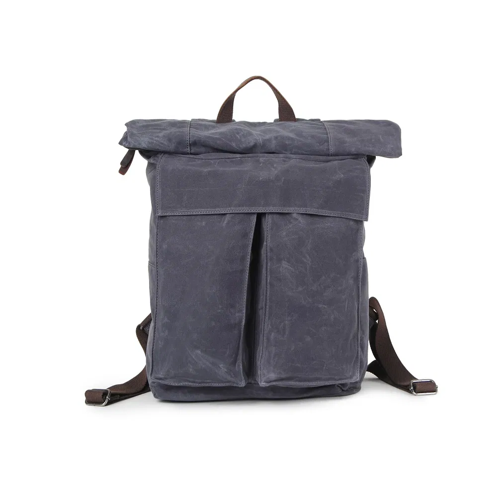 Waterproof Canvas Big Capacity Vintage Travel Backpack (RSF-2050)