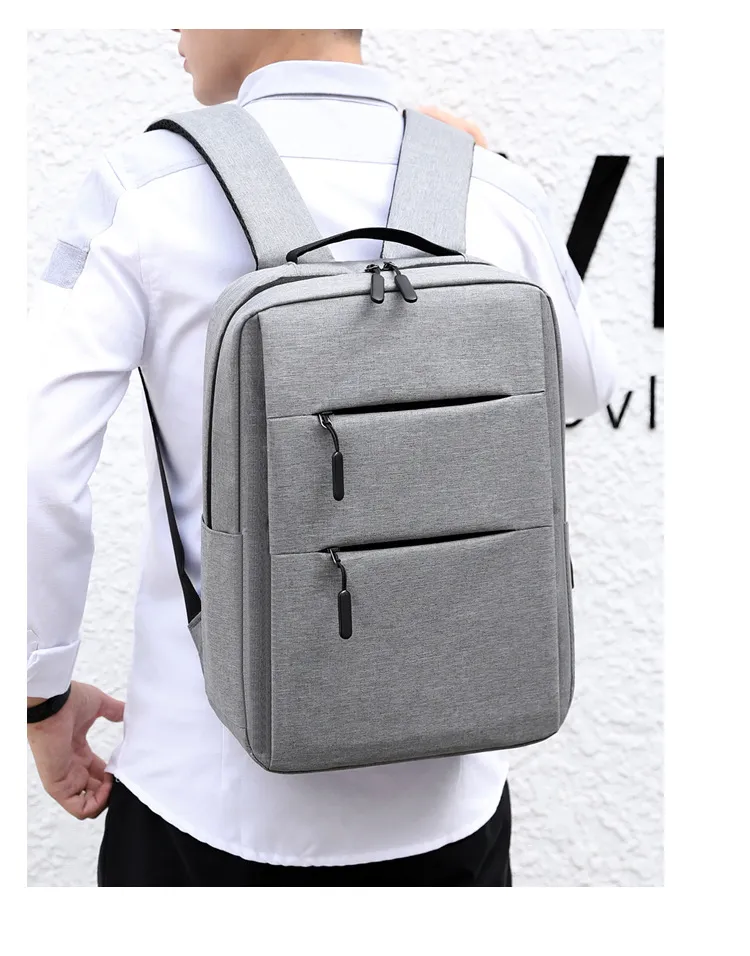 Waterproof Cotton Linen Travelling Security Anti-Theft Laptop Business Backpack
