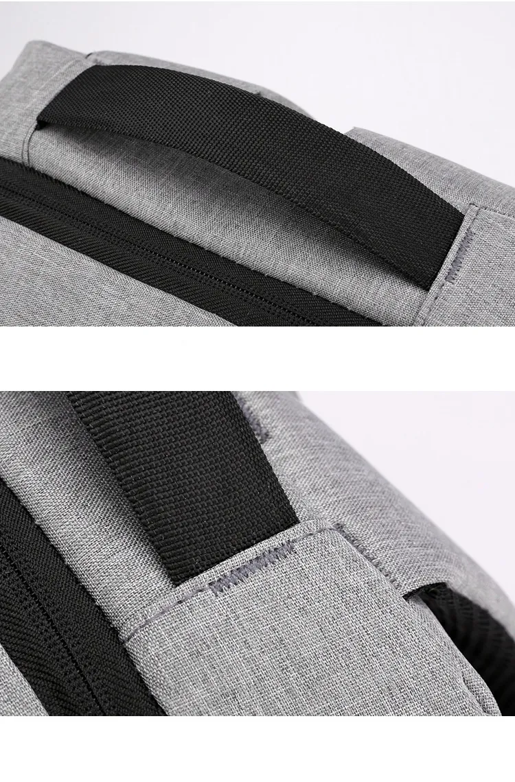 Waterproof Cotton Linen Travelling Security Anti-Theft Laptop Business Backpack