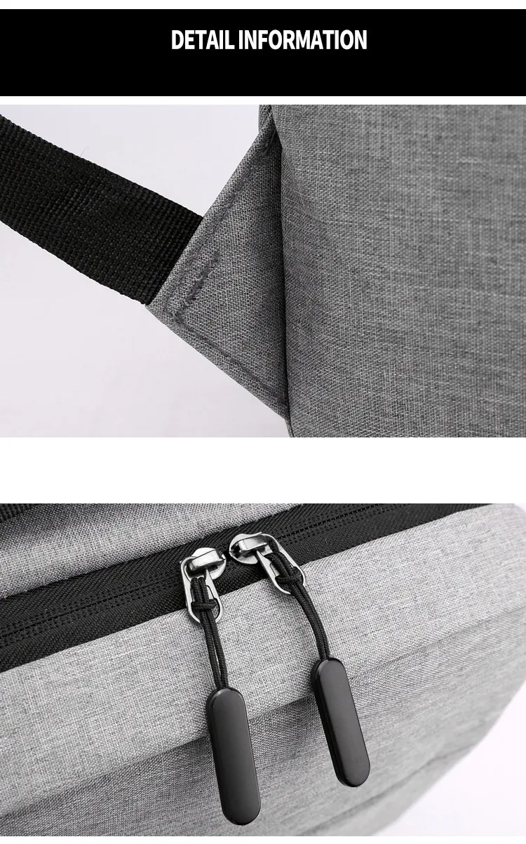 Waterproof Cotton Linen Travelling Security Anti-Theft Laptop Business Backpack