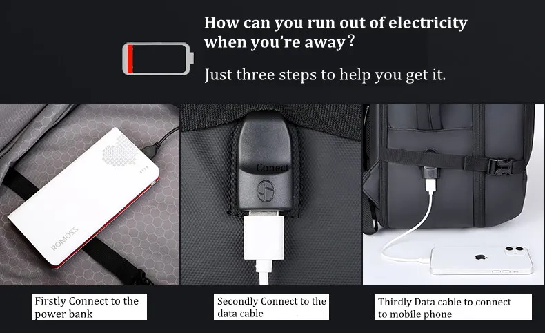 Waterproof High Quality Business Travel School Briefcase Backpack Laptop Bags