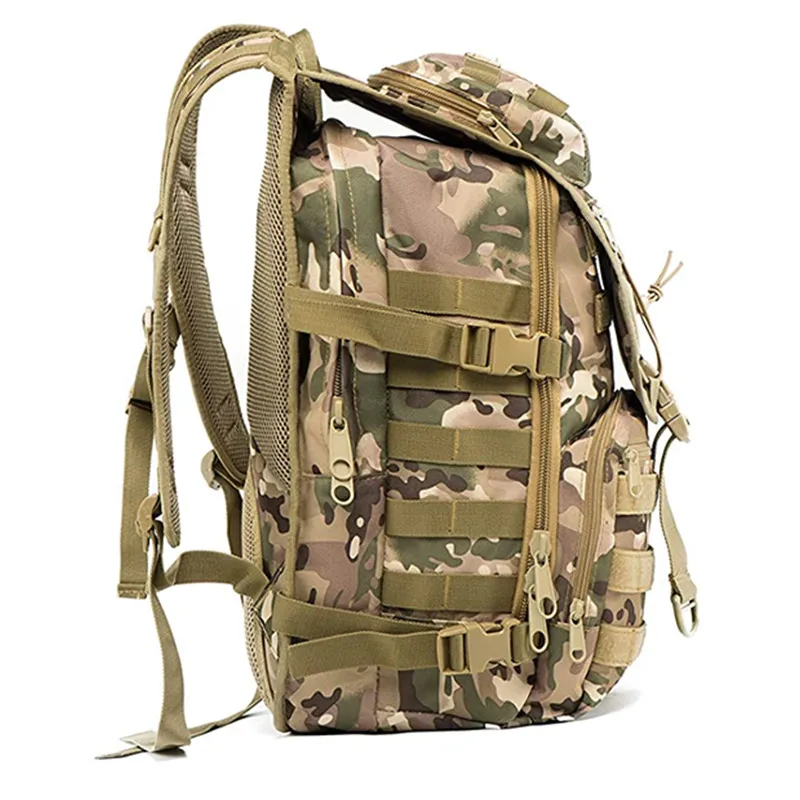 Waterproof Trekking Bag Tactical Assault Hiking Camping Fishing Traveling Water Resistant Rucksack Laptop Backpack
