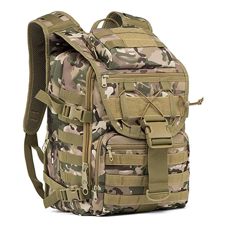 Waterproof Trekking Bag Tactical Assault Hiking Camping Fishing Traveling Water Resistant Rucksack Laptop Backpack